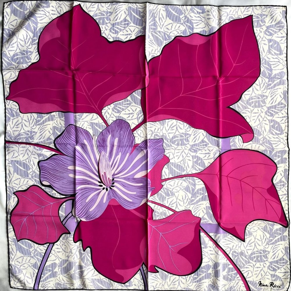Nina Ricci silk 100% scarf